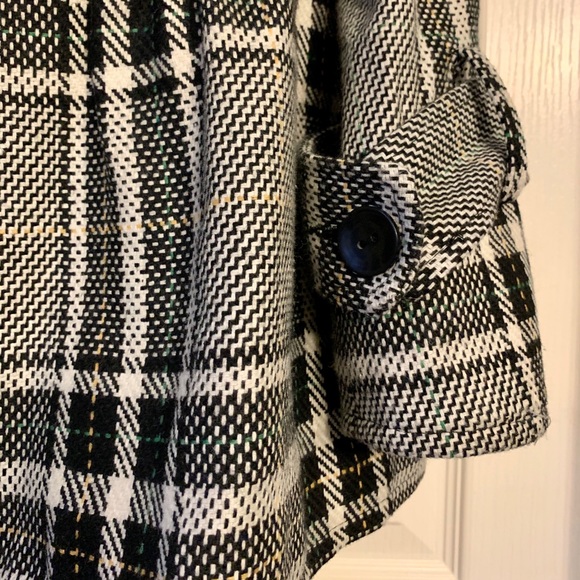 Cute Plaid Flared Blazer Small EUC - Picture 4 of 10